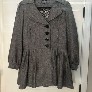 Angie Black and White Textured Fabric